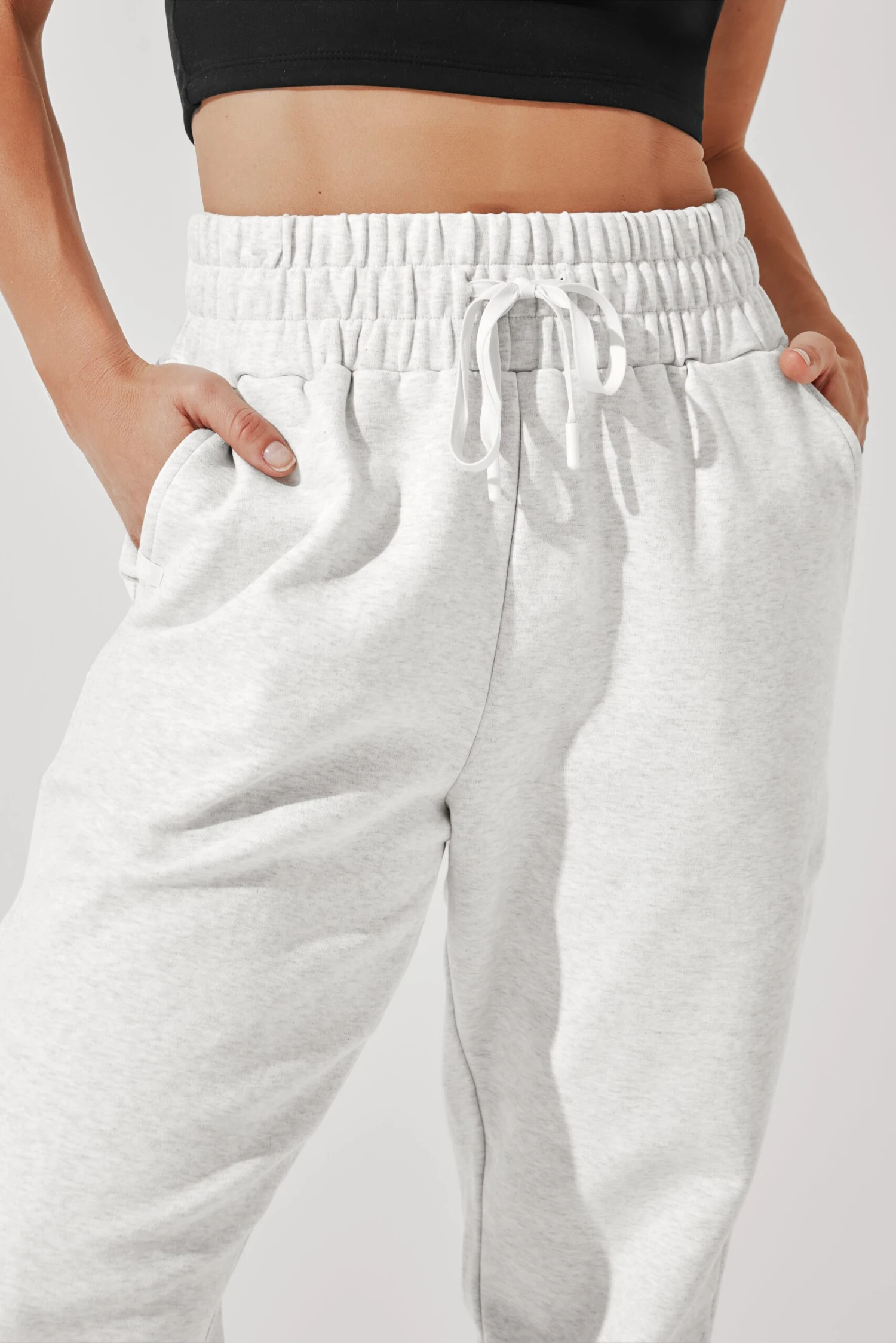 Ooey Gooey Sweatpant - Light Heather Grey - Image 5