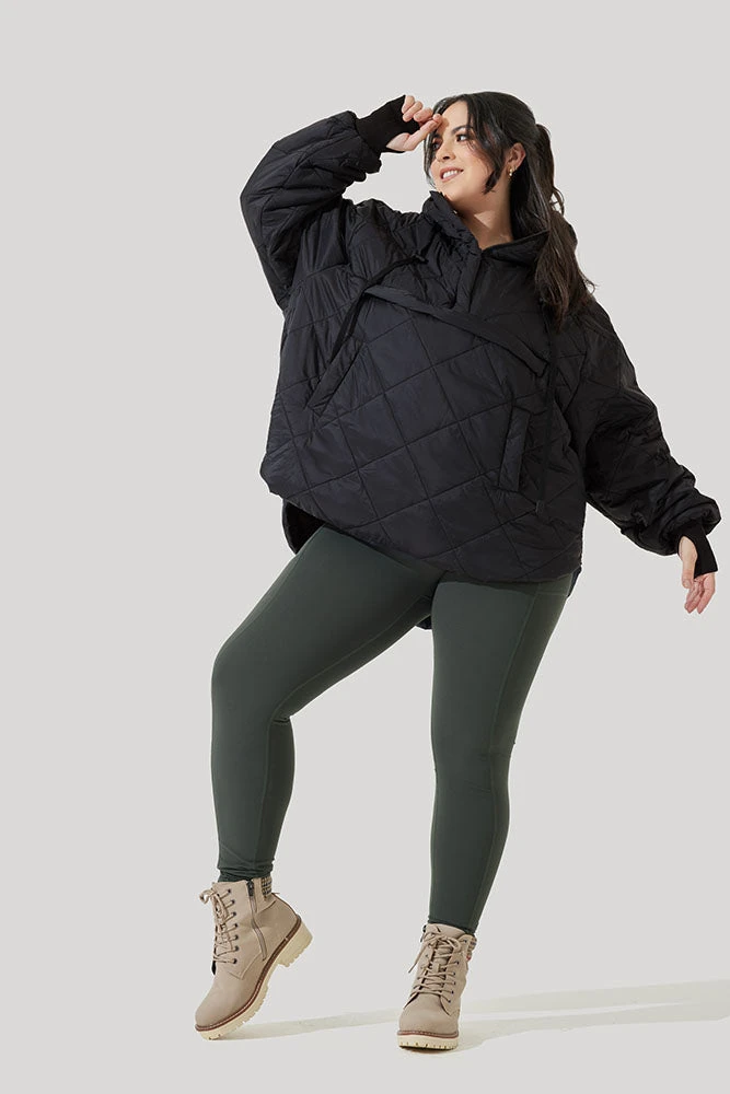 Pillow Packable Puffer Jacket - Black - Image 8