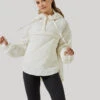 Pillow Packable Puffer Jacket - Coconut Cream