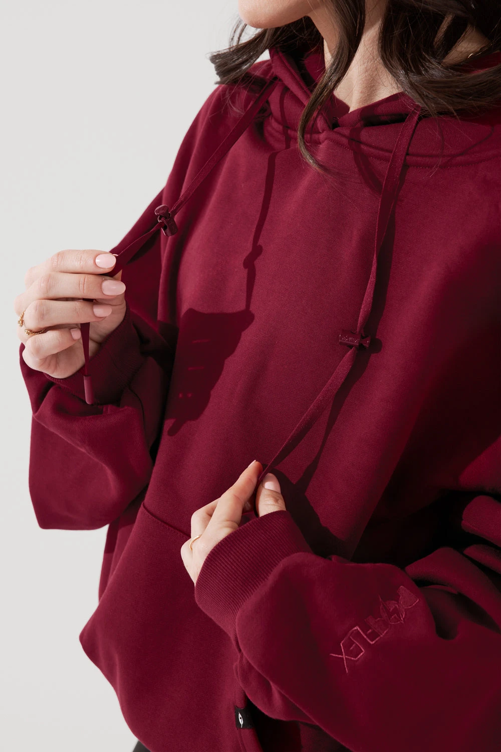 Pullover Cloud Hoodie - Crimson - Image 7