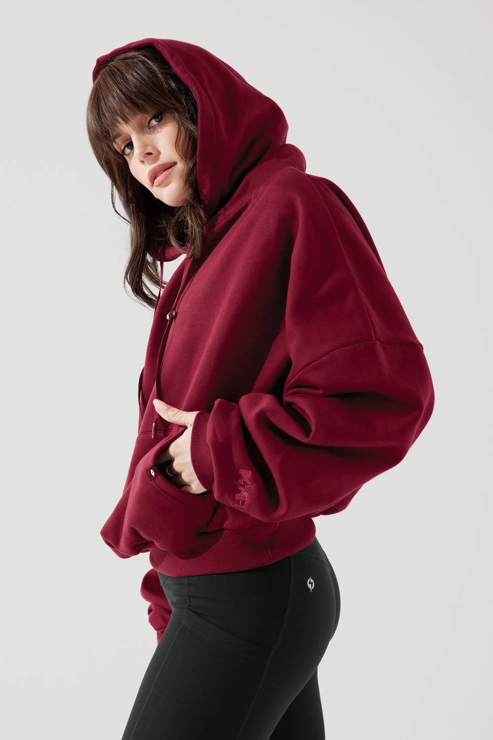 Pullover Cloud Hoodie - Crimson - Image 11