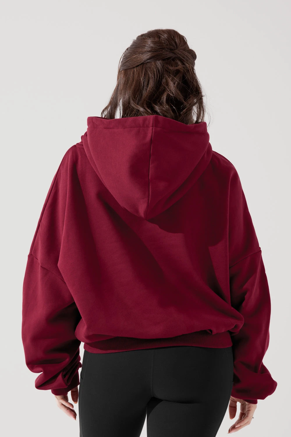 Pullover Cloud Hoodie - Crimson - Image 13