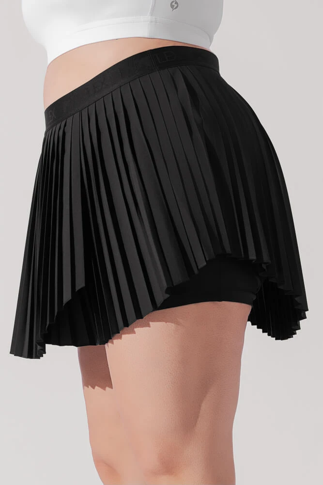 Ace ‘em Pleated Skort - Black - Image 10