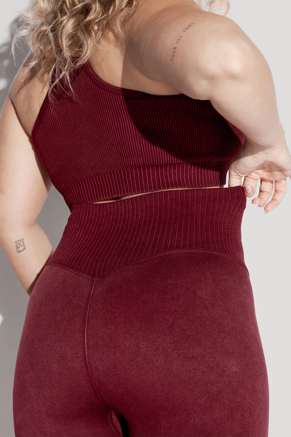 Supersculpt™ Seamless Leggings - Garnet - Image 4