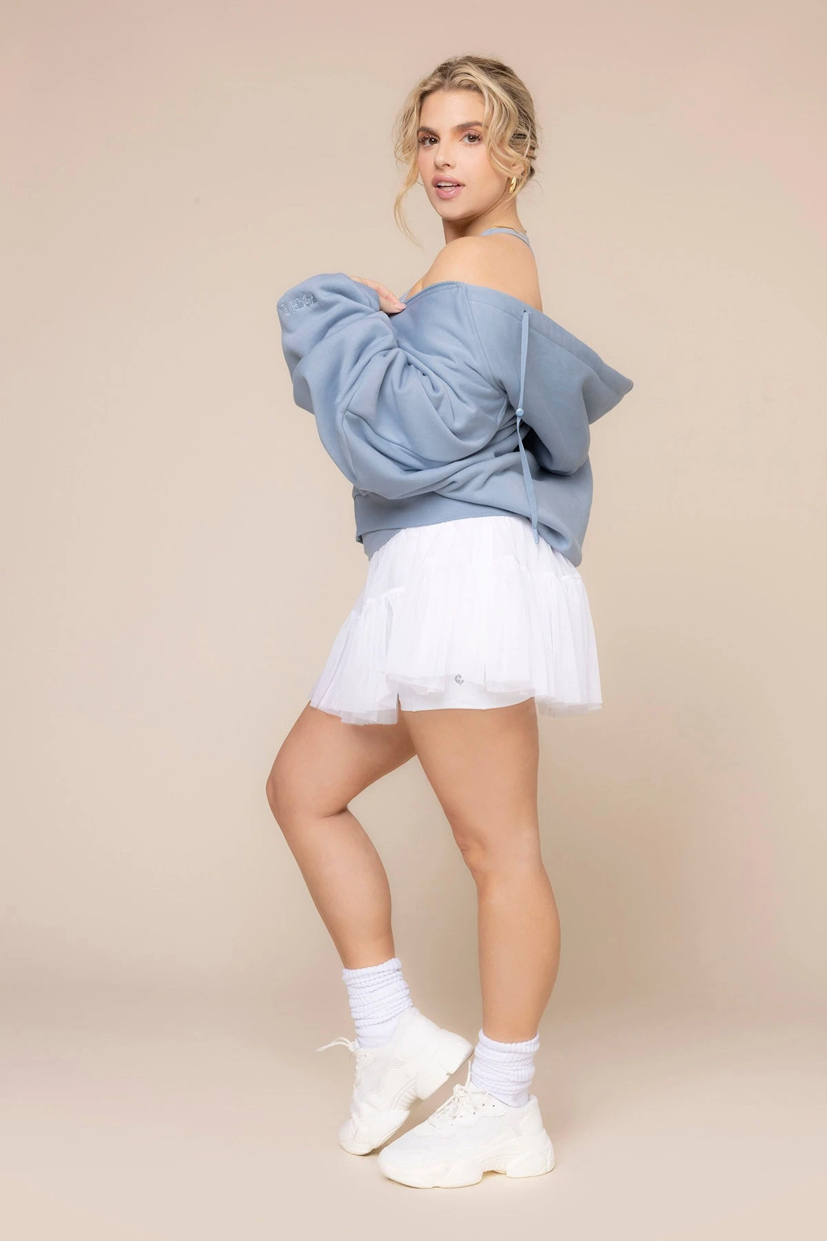 Zip Cloud Hoodie - Blue Storm - Image 6