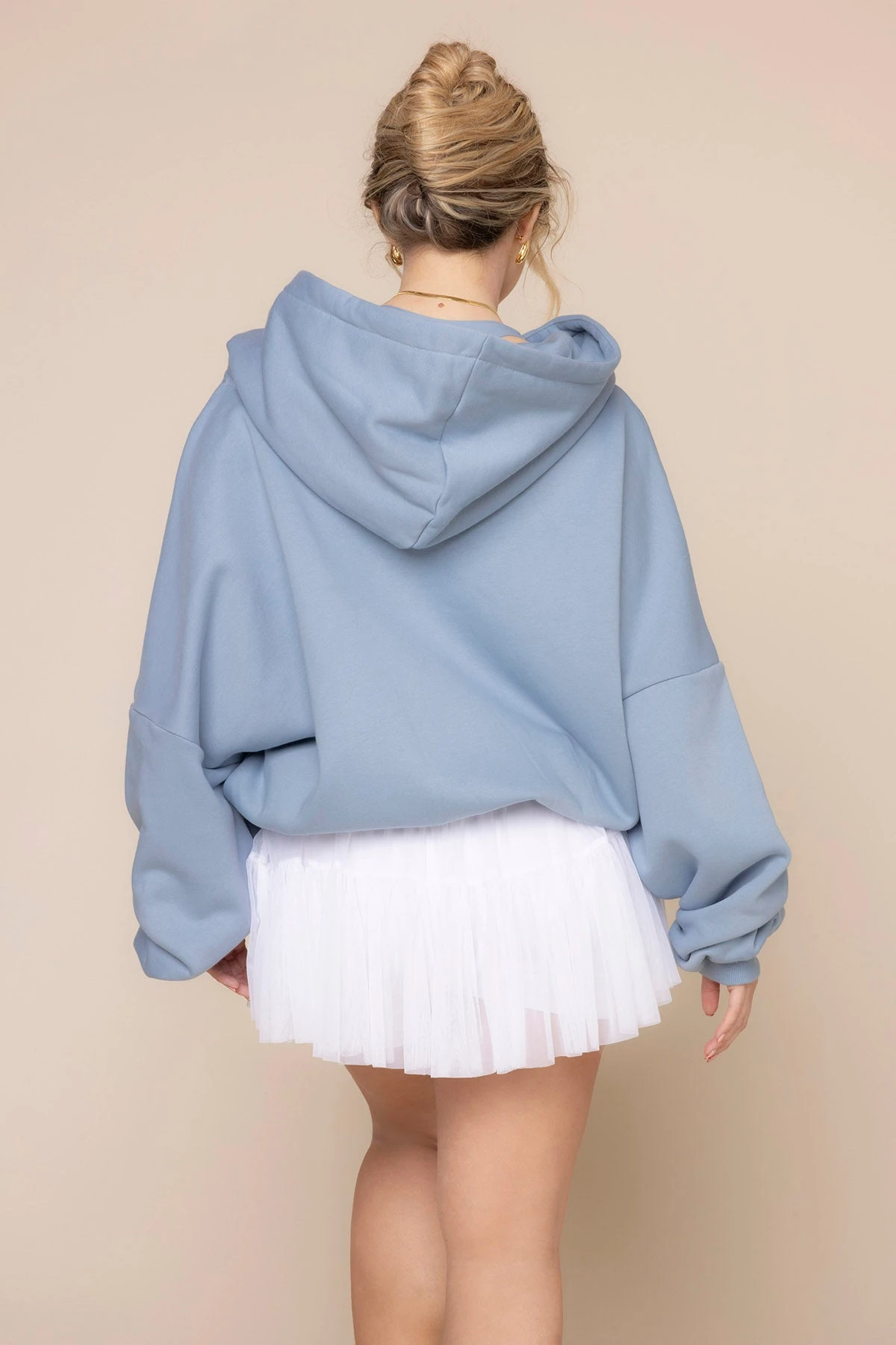 Zip Cloud Hoodie - Blue Storm - Image 8