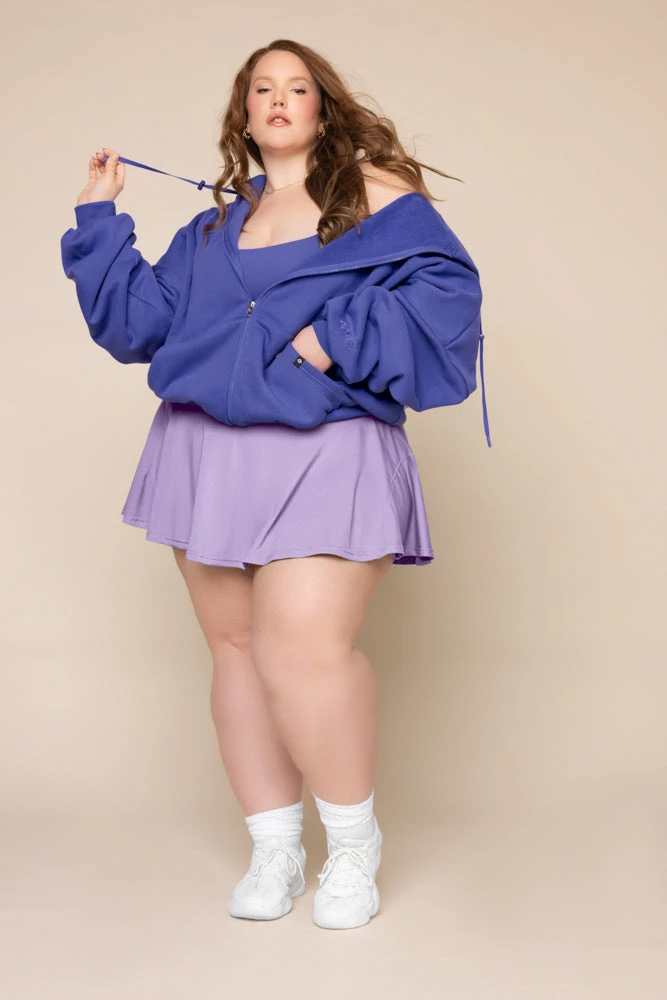 Zip Cloud Hoodie - Iris - Image 2