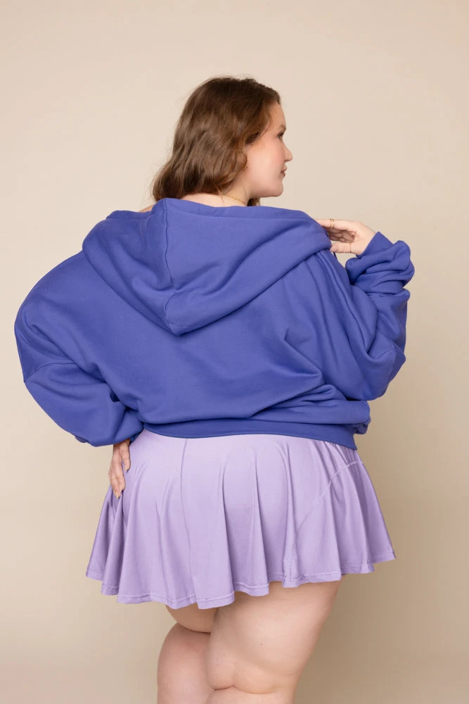 Zip Cloud Hoodie - Iris - Image 6