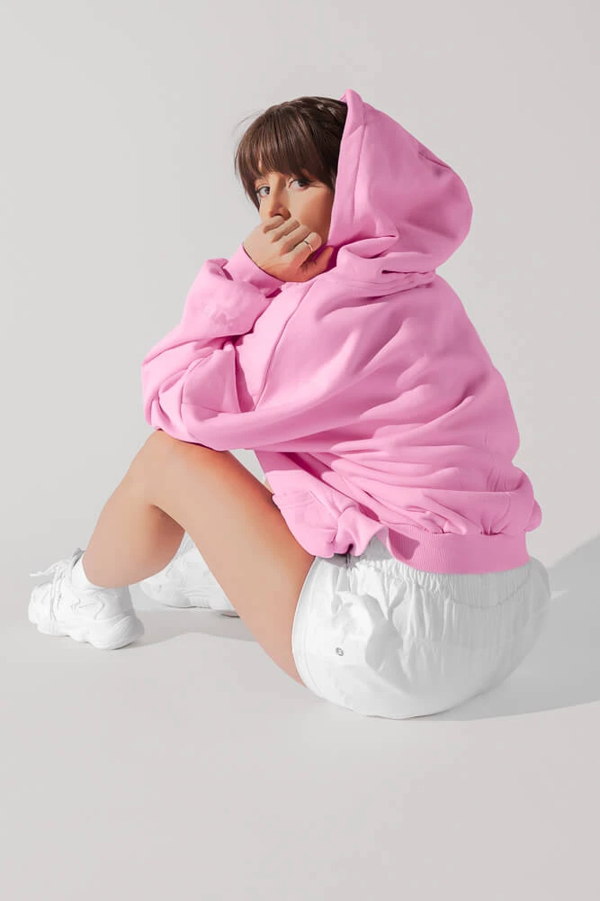 Zip Cloud Hoodie - Malibu Pink - Image 6