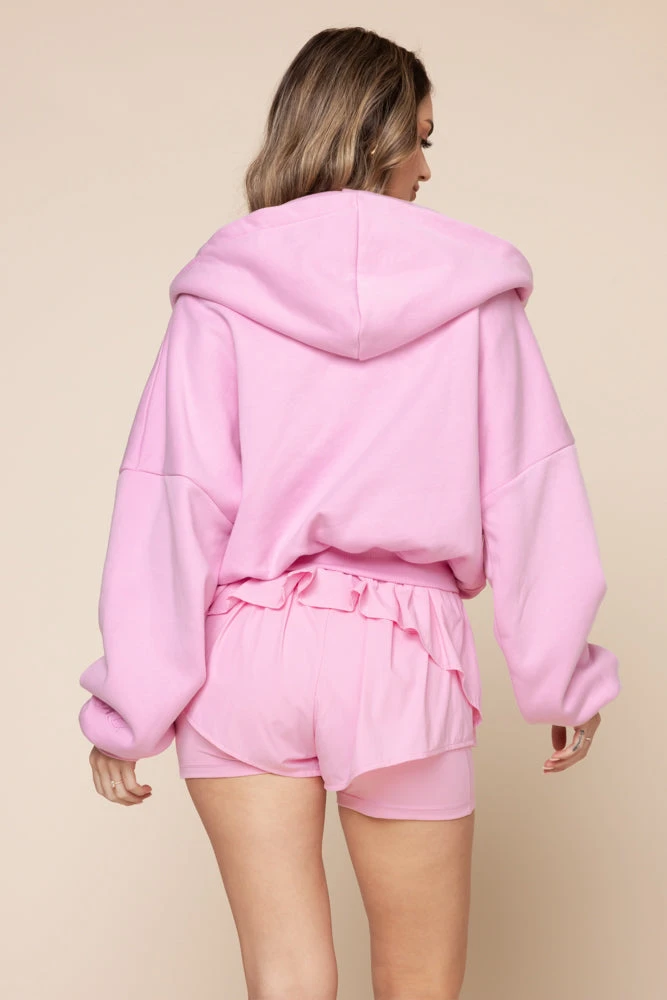 Zip Cloud Hoodie - Bubblegum - Image 8