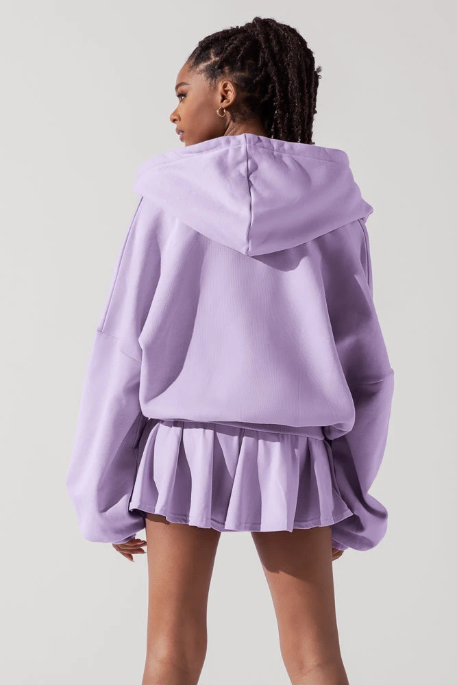 Zip Cloud Hoodie - Digital Lavender - Image 8