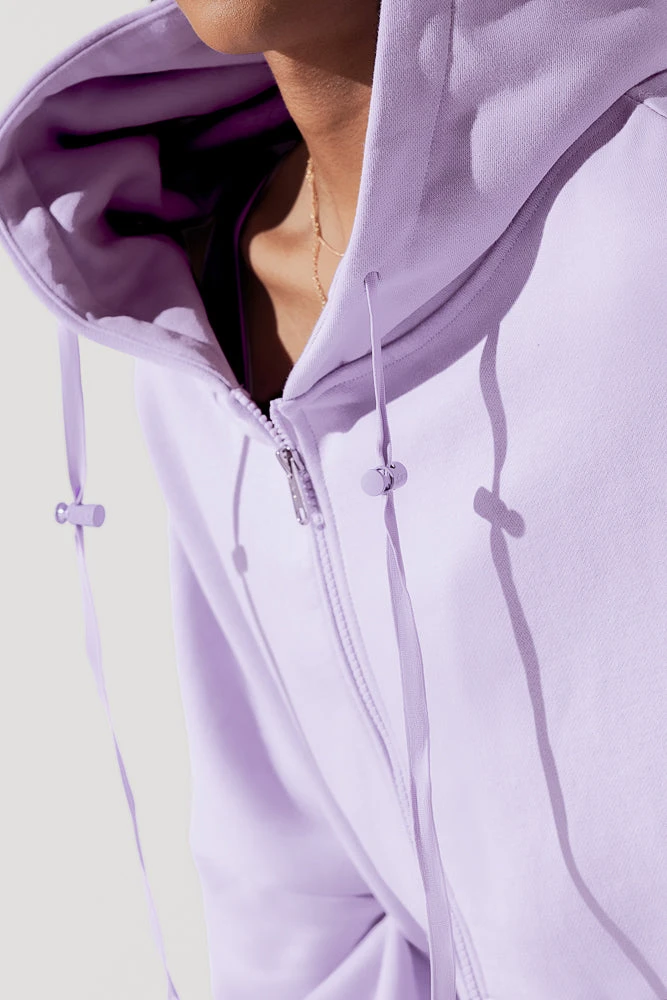 Zip Cloud Hoodie - Digital Lavender - Image 4