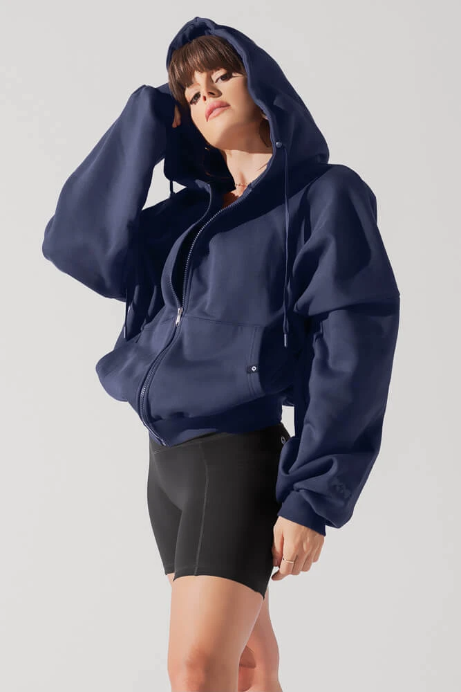 Zip Cloud Hoodie - Academic Navy - Image 6
