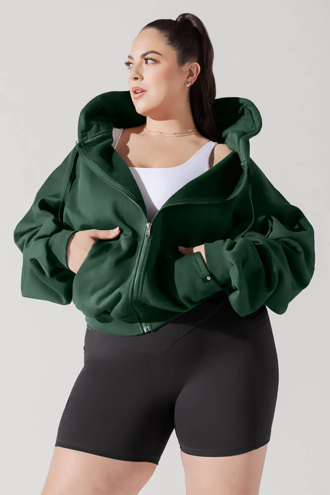 Zip Cloud Hoodie - Game Time Green - Image 6